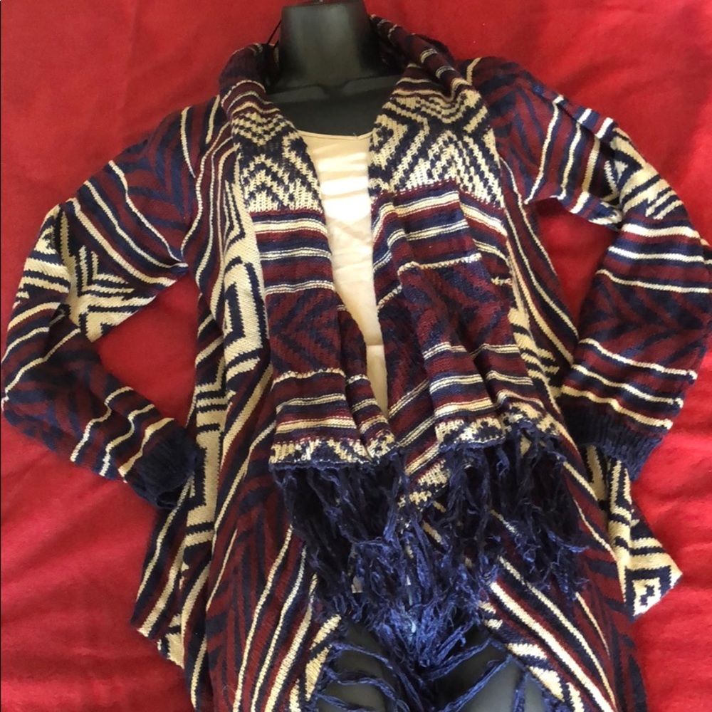Asymmetrical Cover-Up Sweater
